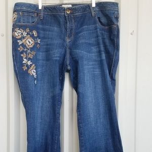 Venezia Denim blue jeans Plus size 28 Dark Wash